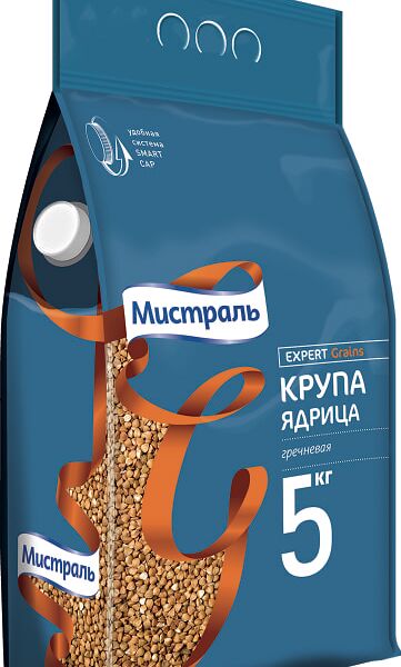Крупа Мистраль Гречневая ядрица 5кг