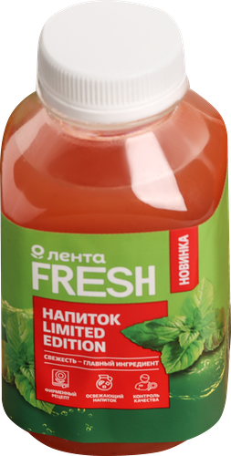Коктейль ЛЕНТА FRESH малина-вербена, 500мл
