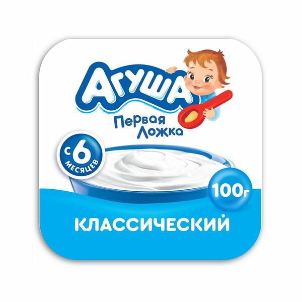 Творог Агуша 4.5% с 6 месяцев, 100г