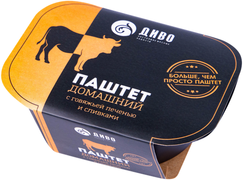 

Паштет Диво Домашний с говяжьей печенью и сливками 150 г