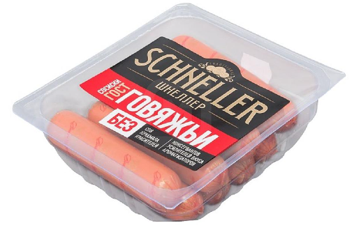 Сосиски Schneller Говяжьи Гост 450 г