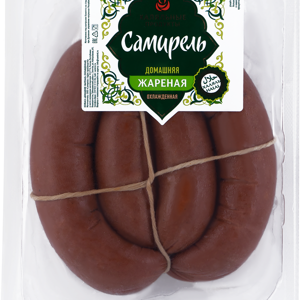 Колбаса жареная САМИРЕЛЬ Домашняя, категория Б