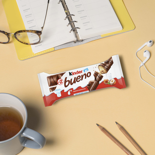 

Вафли Kinder Bueno Молочный шоколад с молочно-ореховой начинкой 43 г