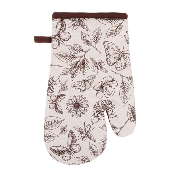 Provance тауп прихватка-варежка, 100% хлопок, 18х29см, бежевый