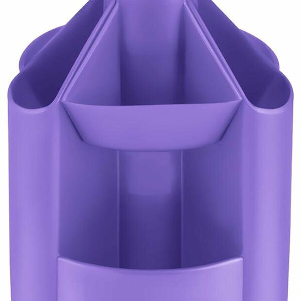 Подставка-органайзер вращающаяся Стамм Mini desk 10 отделений лавандовая