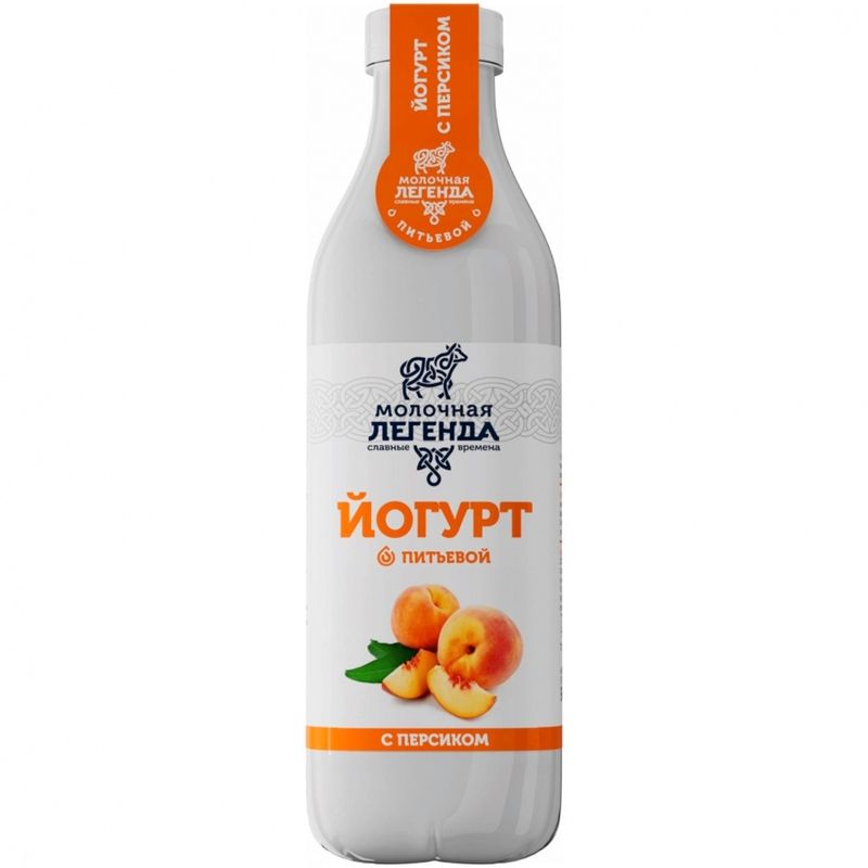 

Йогурт Молочная легенда с персиком 0.9% 900 г