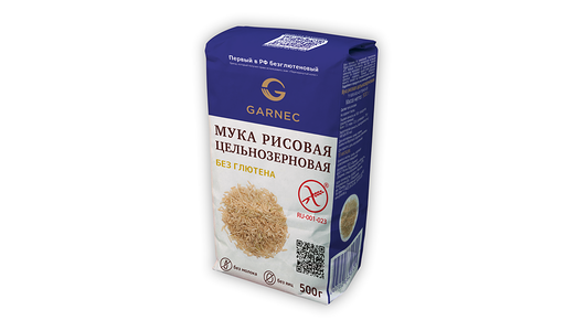 Мука рисовая Garnec цельнозерновая без глютена