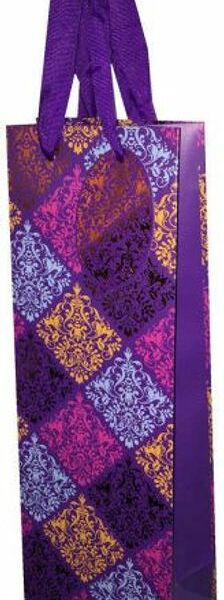 Пакет бумажный для бутылок 36*12.5*8см