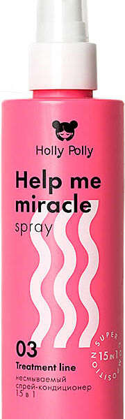 Спрей-кондиционер для волос Holly Polly Help Me Miracle несмываемый 15в1