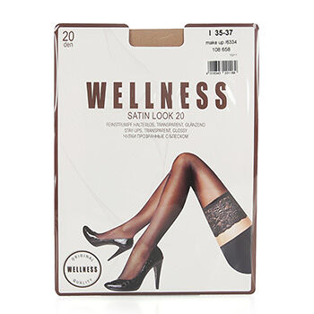 Чулки Satin Look, Wellness, цвет 6334 (бежевый), 20 den, размер 1, Германия