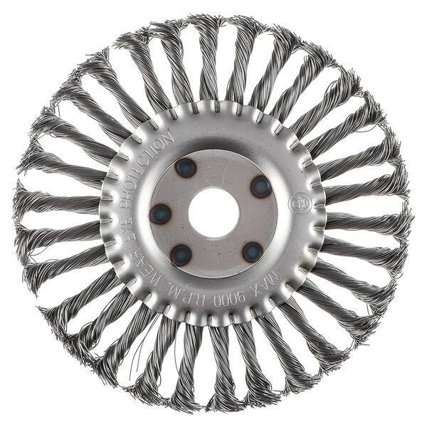 Ермак щетка металл. для ушм175мм/22мм, крученая, дисковая