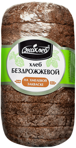 

Хлеб пшеничный Экохлеб бездрожжевой нарезка 450 г