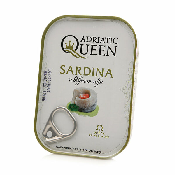 Сардина в растительном масле ТМ Adriatic Queen (Адриатик Куин)