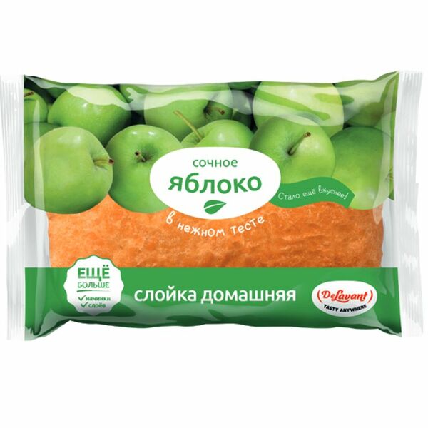 Слойка Вязниковский ХК Домашняя с яблоком 85г