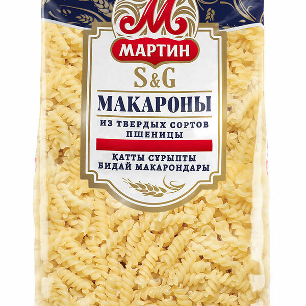 Макаронные изделия Спираль №1 Мартин (400гр.) гр. А