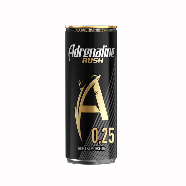 Энергетический напиток Adrenaline Rush 0,25л