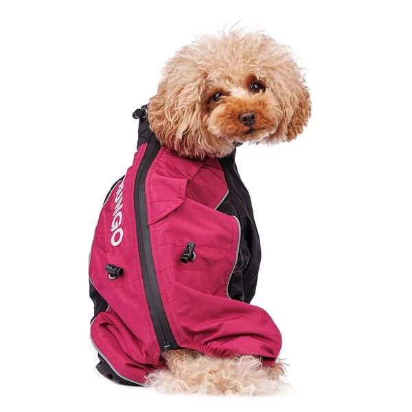 Комбинезон теплый Шитцу девочка бордо