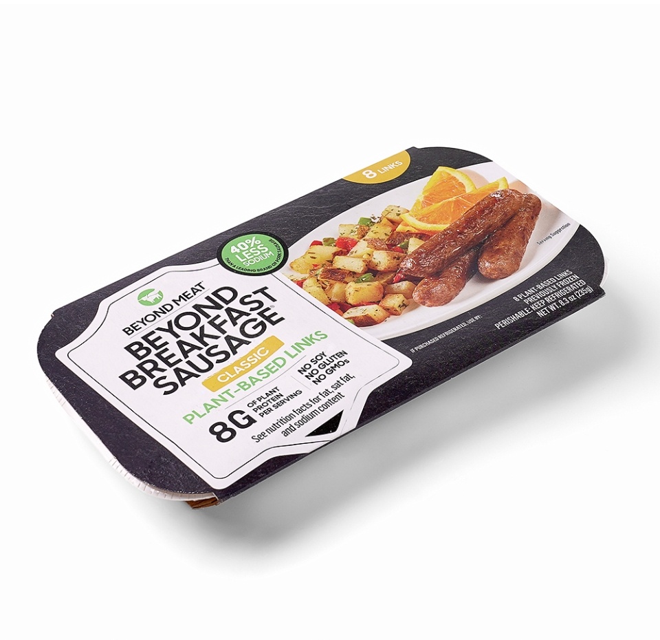 

Сосиски из растительного горохового белка для завтрака Beyond Meat Классические, 232 г