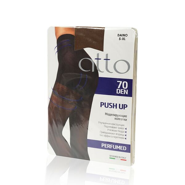 Женские моделирующие колготки Atto Push Up 70den Daino 5 размер
