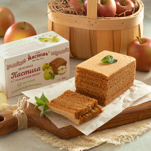 Пастила яблочная классическая без сахара МясновЪ Буфет