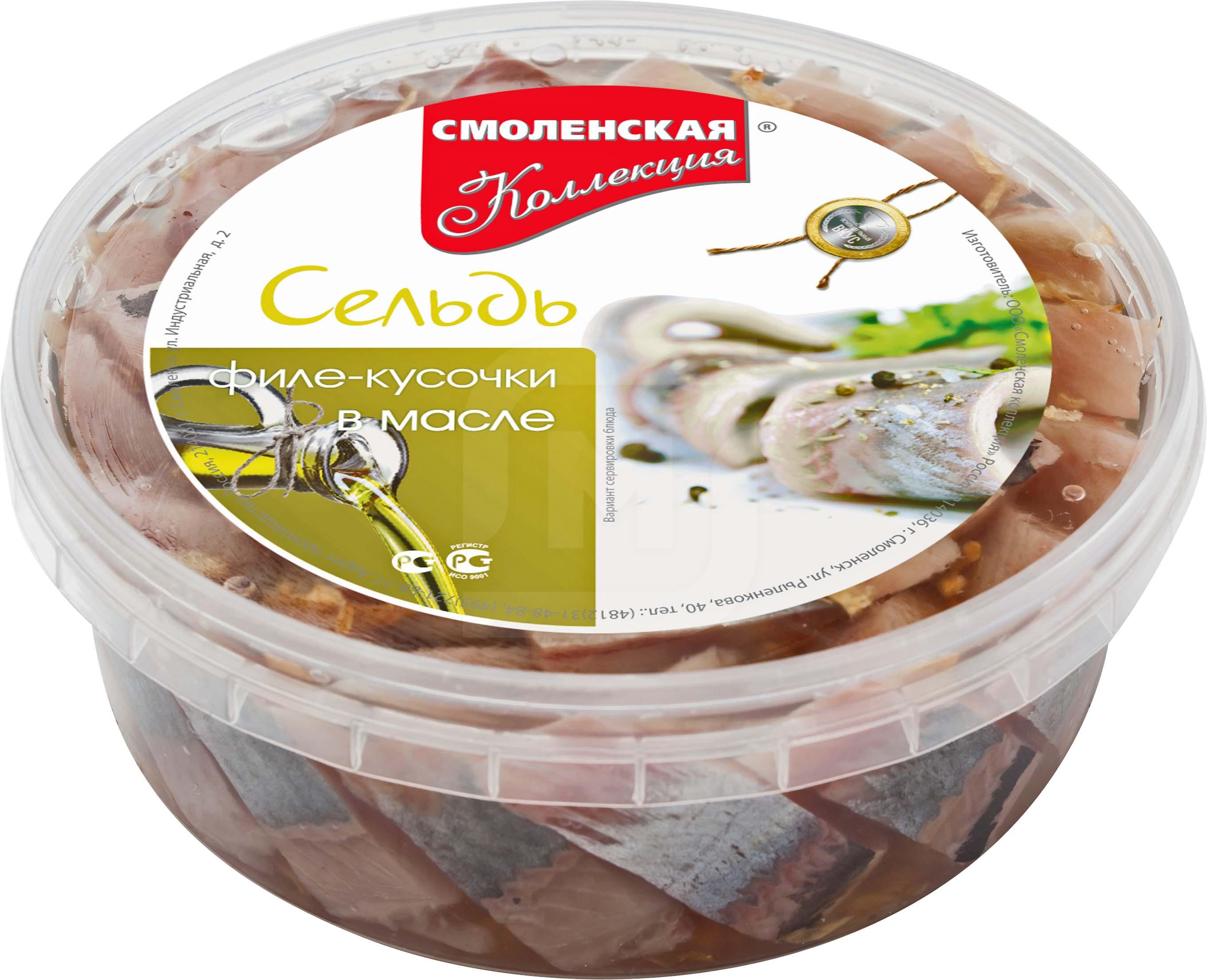 

Сельдь Смоленская коллекция в масле