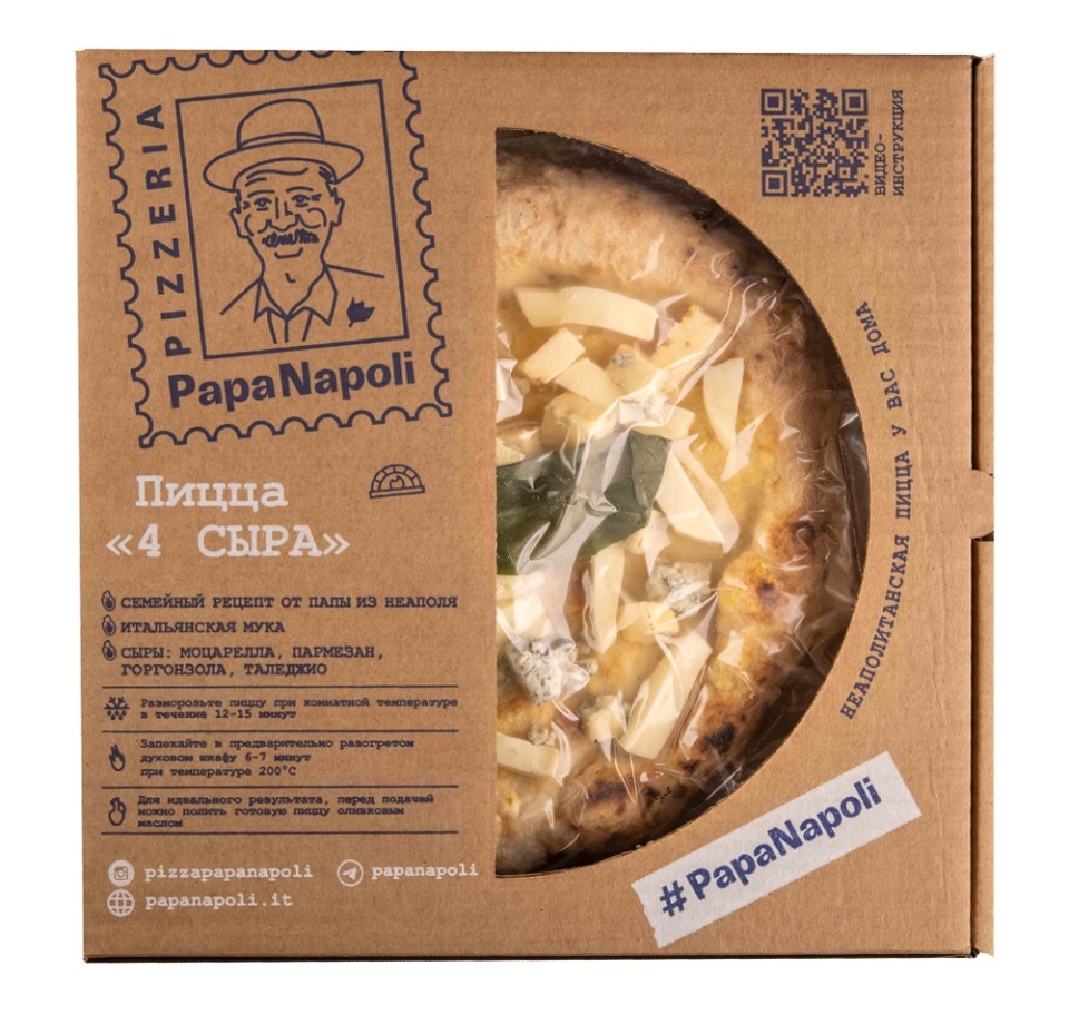 

Пицца Papa Napoli 4 сыра 300 г