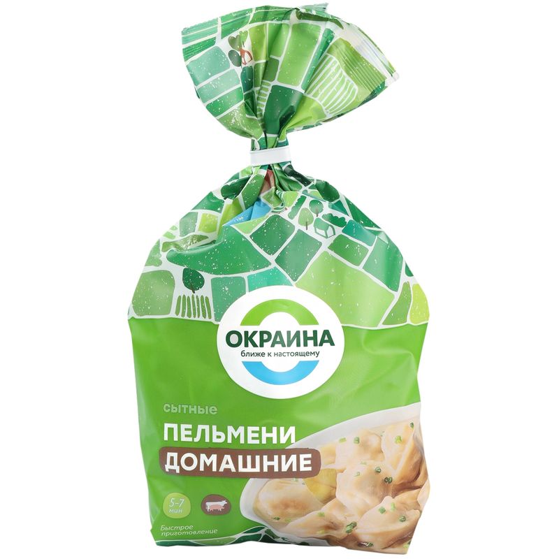 

Пельмени Окраина Домашние категория Б замороженные 800 г