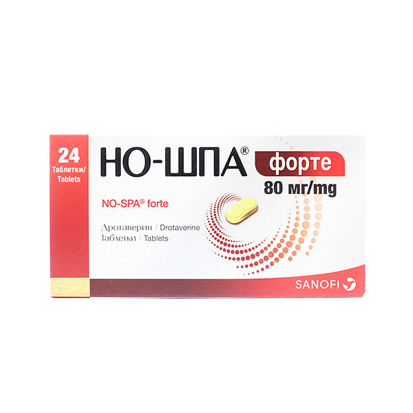 Нет shpa Forte DHT 80мг N24
