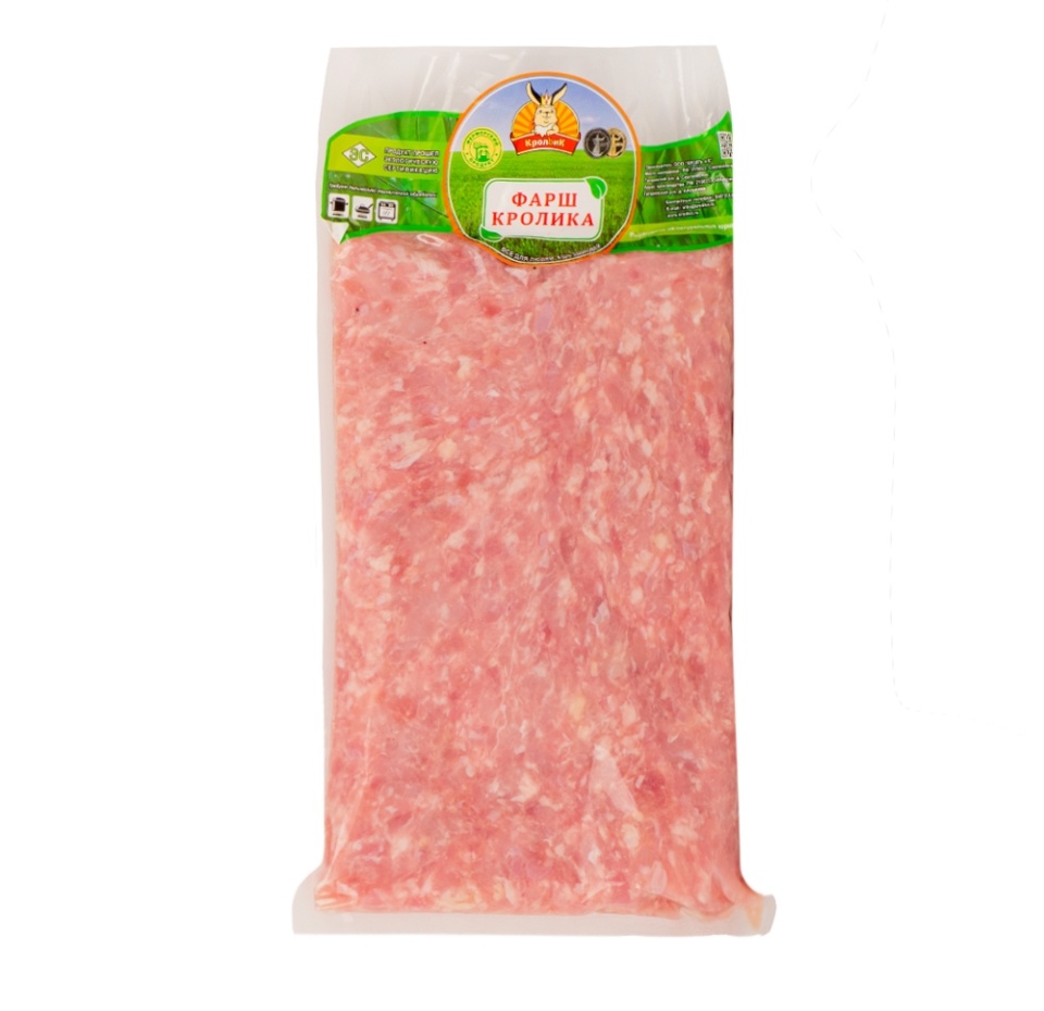 

Фарш охлажденный Кролъ и К из мяса кролика 500 г
