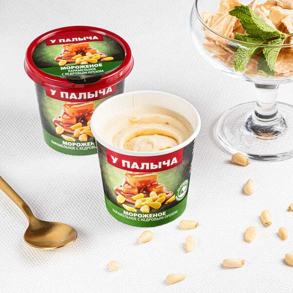 Мороженое Карамельное с кедровым орехом 90 г