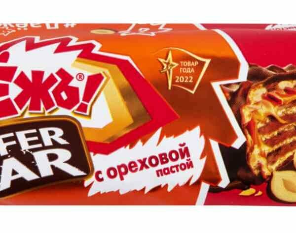 Конфета ДаЁжъ Wafer Bar с ореховой пастой 40 г