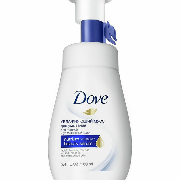 Мусс для умывания Dove увлажняющий