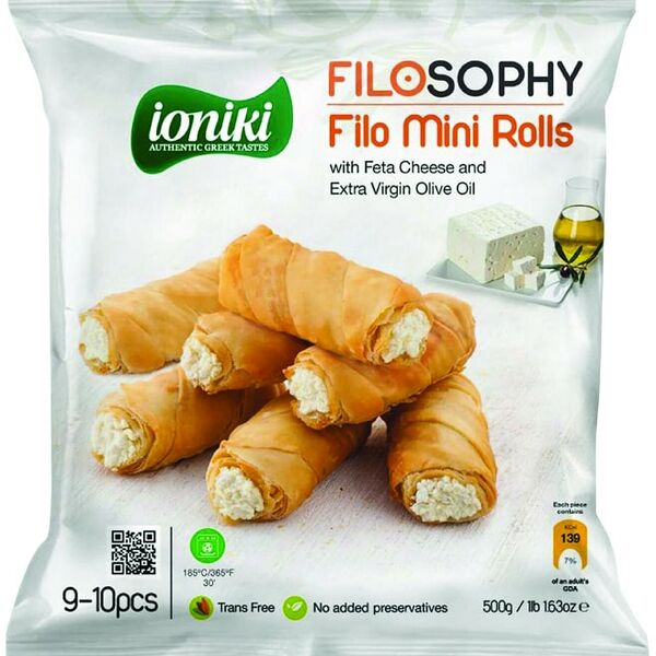 Мини-роллы Ioniki с сыром Фета и оливковым маслом 500г