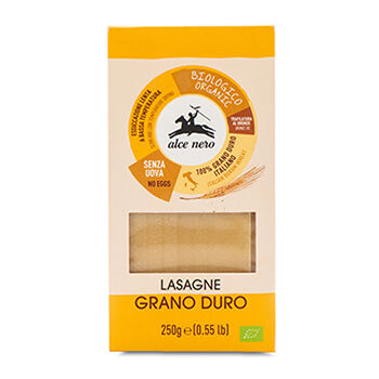 Макаронные изделия Листы для лазаньи Alce nero №890