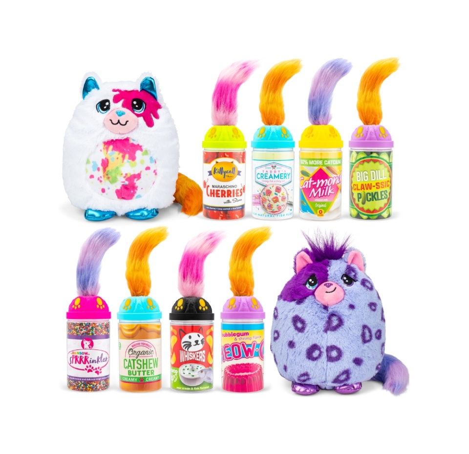 

Игрушка-сюрприз Basic Fun котик Misfittens в банке 3+, США, 1 шт, в ассортименте