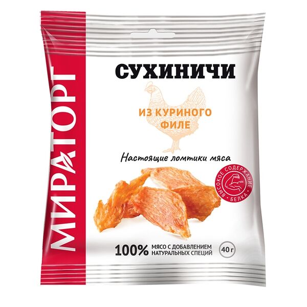 Сухиничи Мираторг из курицы с оригинальным вкусом, 40г