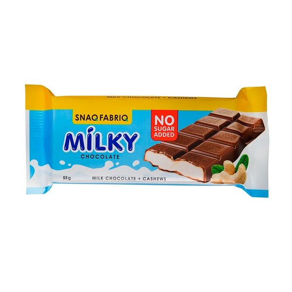 Шоколад молочный Snaq Fabriq с молочно-ореховой пастой, 55 г