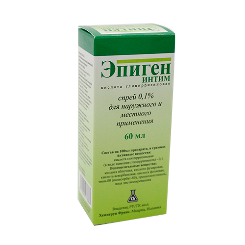 Эпиген интим 60 мл, спрей