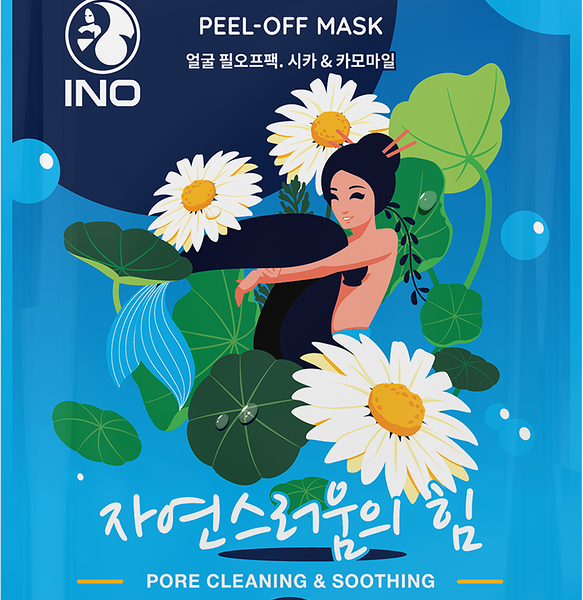 Маска-пленка для лица INO Центелла и ромашка