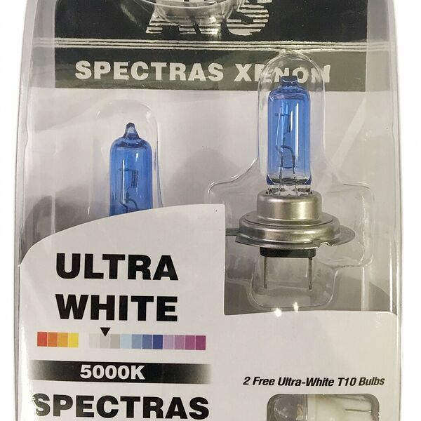 Газонаполненные лампы AVS SPECTRAS Xenon 5000K H7 12V 75W, комплект 2+2 (T-10) шт.