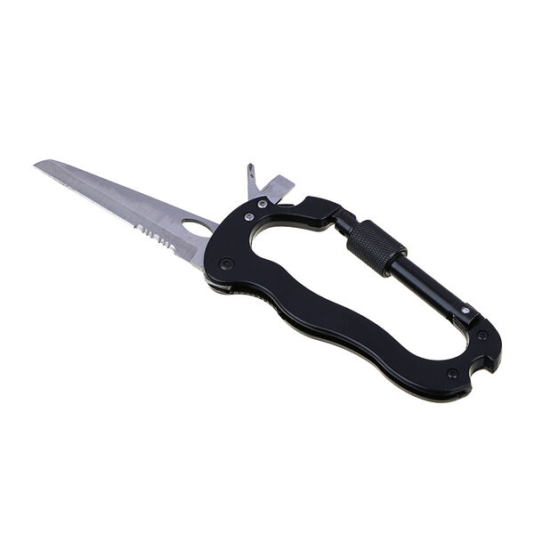 Ермак карабин-мультитул, 5 функций, 11,6см, нерж. сталь, алюминий