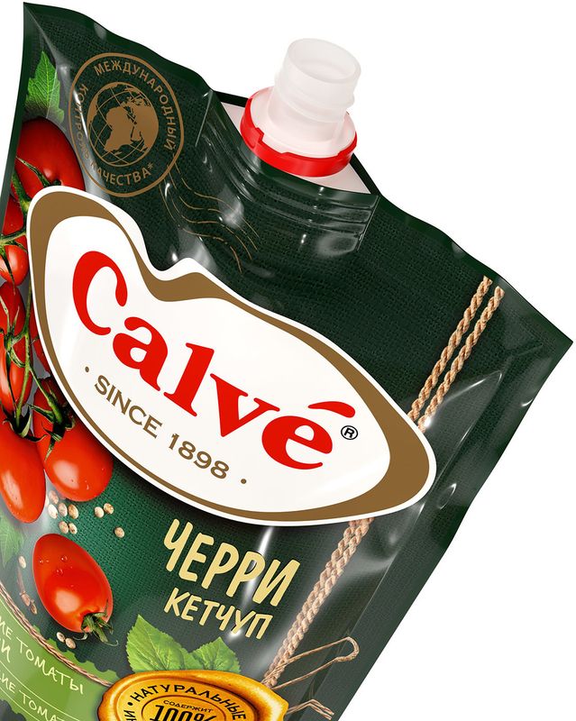 

Кетчуп Calve с помидорами черри 350 г