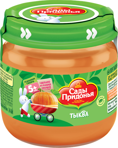 

Пюре Сады Придонья Тыква с 5 месяцев 80 г