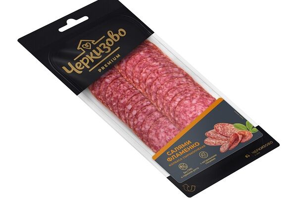 Колбаса сырокопченая Черкизово Премиум Салями Фламенко нарезка 