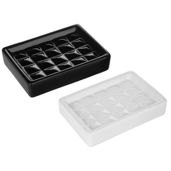 Мыльница Vetta Грани будущего, керамика, 2 цвета в ассортименте