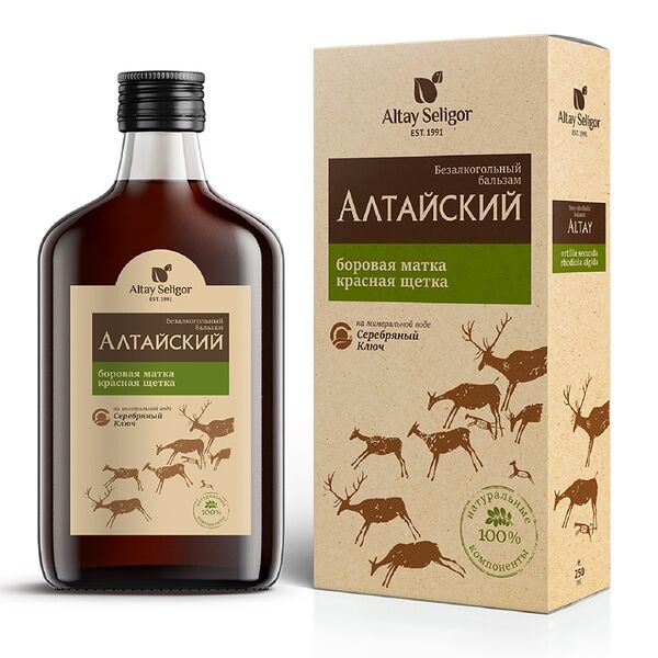 Бальзам Алтай-Селигор Алтайский с золотым корнем 250мл пл/б Россия