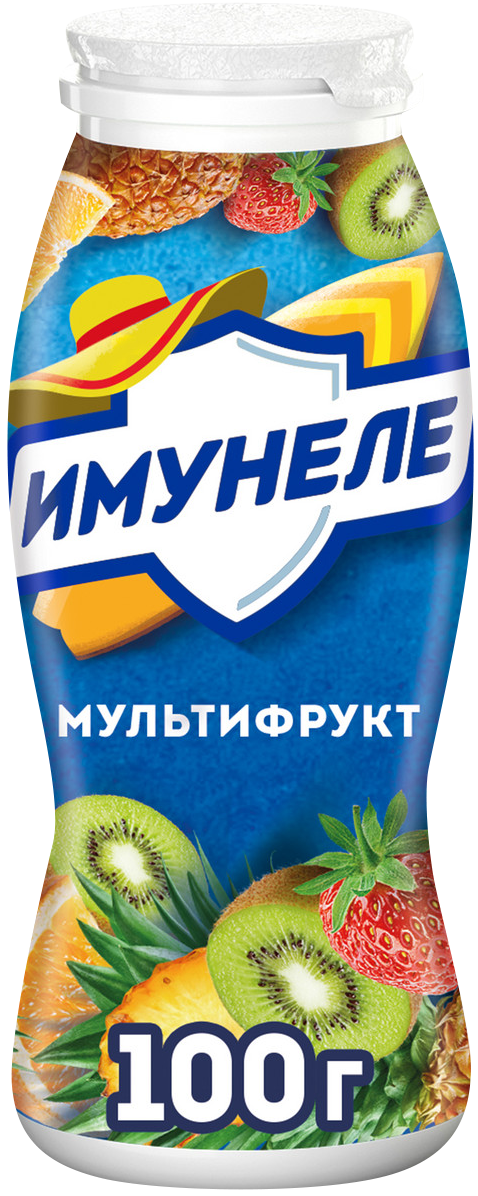 

Напиток кисломолочный Имунеле Мультифрукт 1.2%