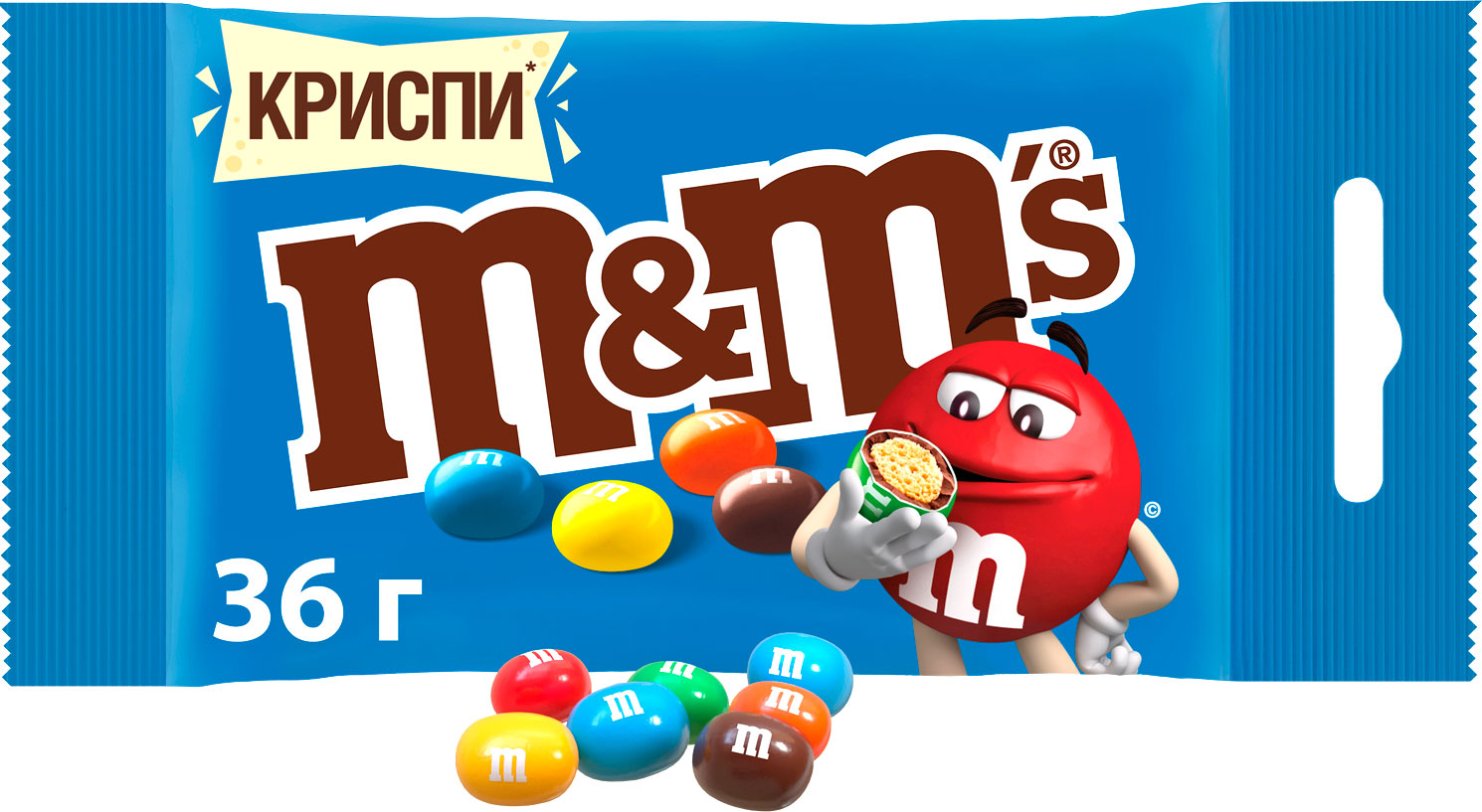 

Драже M&Ms Криспи с молочным шоколадом