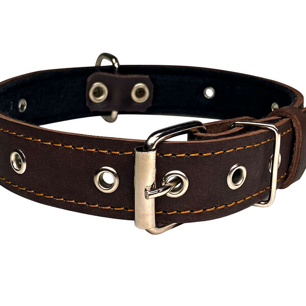 Dono Della ошейник кожаный на фетре L, Сардер