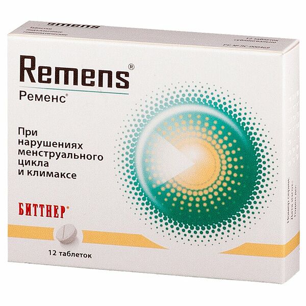 Ременс таблетки подъязычные гомеопатические 12 шт